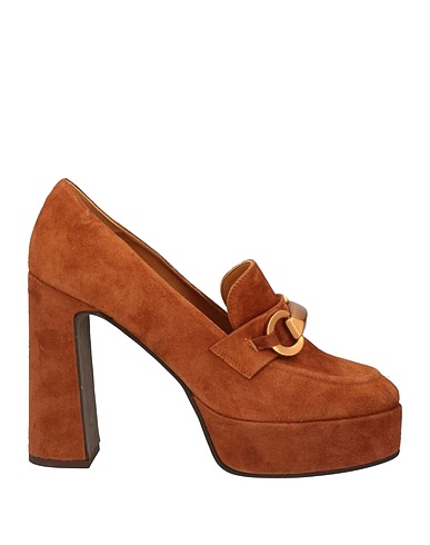 J.A.P. JOSE ANTONIO PEREIRA Loafers Camel Leather
