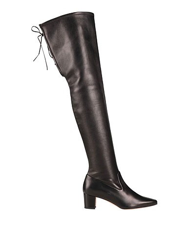MANOLO BLAHNIK Boots Black Leather