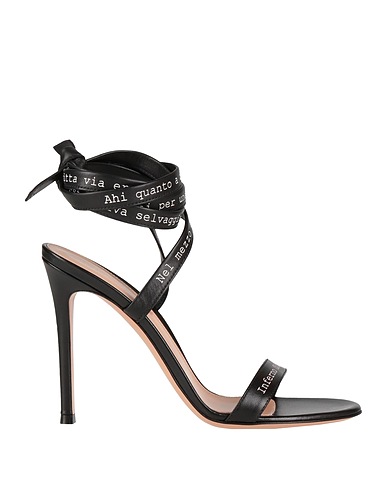 GIANVITO ROSSI Sandals Black Leather