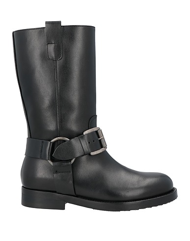 ANNA F. Boots Black Leather
