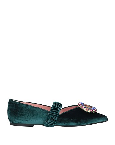 PRETTY BALLERINAS Ballet flats Emerald green Textile fibers
