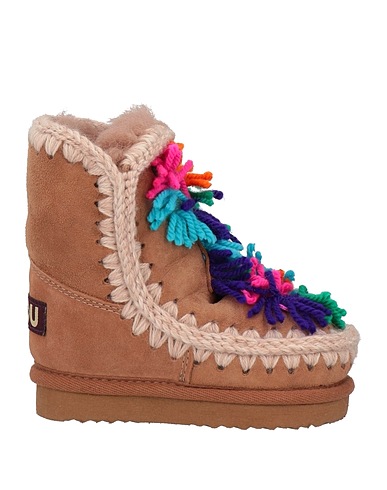 MOU Ankle boot Khaki Sheepskin, Wool, Shearling