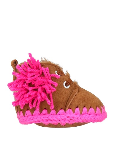 MOU Scarpe neonato Marrone Pelle di pecora, Lana