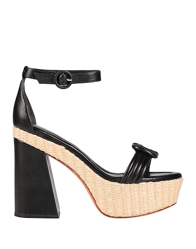 ALEXANDRE BIRMAN Espadrilles Black Leather