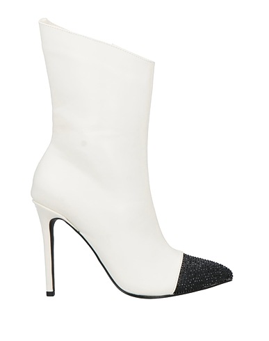 GAëLLE Paris Ankle boot White Textile fibres
