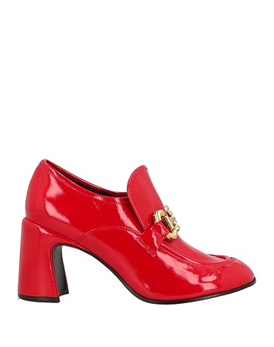 TOSCA BLU Loafers Red Textile fibres