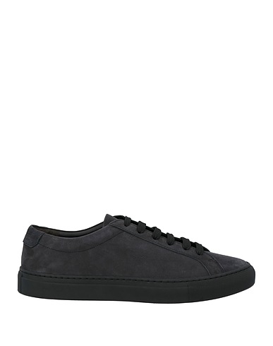 MOORER Sneakers Charcoal Leather