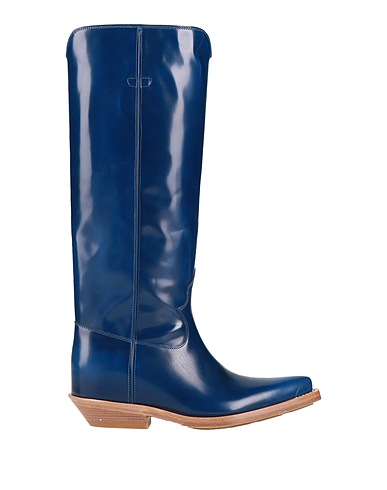 CHLOÉ Boots Blue Leather