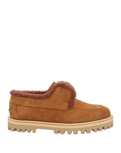 LE SILLA Loafers Camel Leather