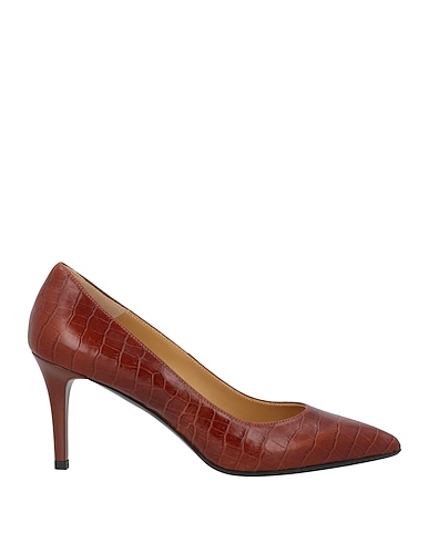 LORIBLU Pump Brown Leather