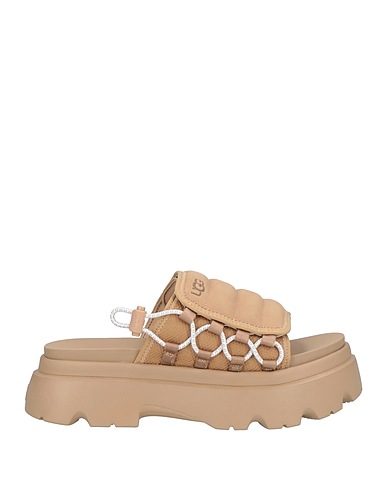 UGG Sandals Beige Leather, Textile fibres