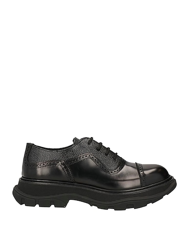 MCQUEEN Laced shoes Black Leather