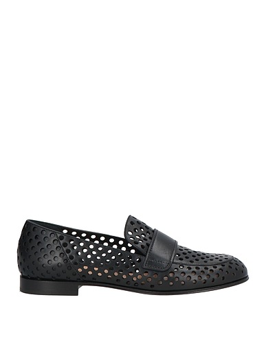 GIANVITO ROSSI Loafers Black Leather