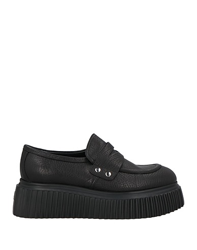 AGL Loafers Black Leather