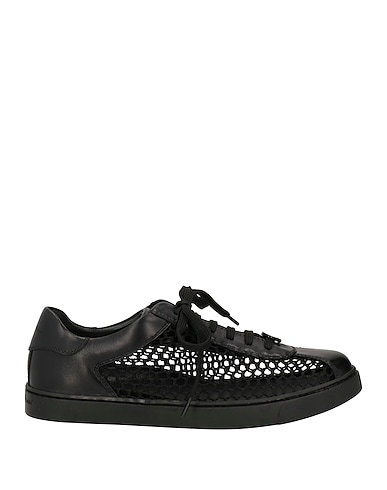 GIANVITO ROSSI Sneakers Calfskin, Textile fibers