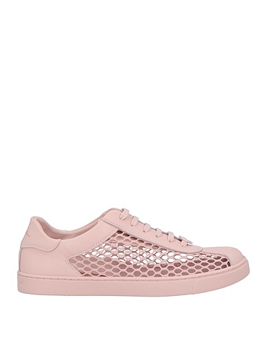 GIANVITO ROSSI Sneakers Calfskin, Textile fibres