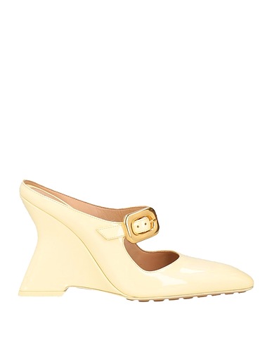 BOTTEGA VENETA Mules and clogs Pastel yellow Calfskin