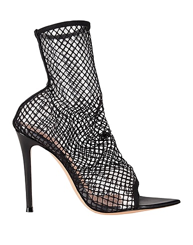 GIANVITO ROSSI Ankle boot Black Textile fibers