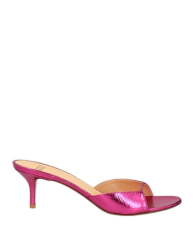 FRANCESCO RUSSO Sandals Fuchsia Leather