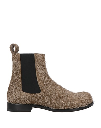 LOEWE Ankle boot Military green Leather