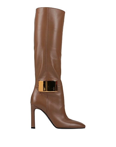 SERGIO ROSSI Boots Brown Leather