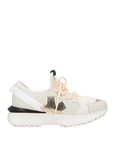 IXOS Sneakers White Textile fibers, Leather