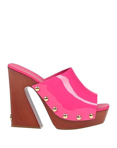 DOLCE&GABBANA Mules and clogs Fuchsia 100% Calfskin
