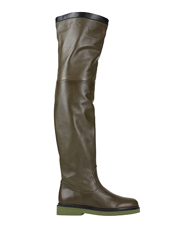 J.A.P. JOSE ANTONIO PEREIRA Boots Military green Leather