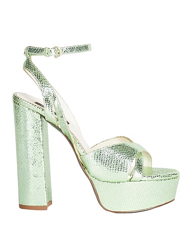 PATRIZIA PEPE Sandals Light green Leather
