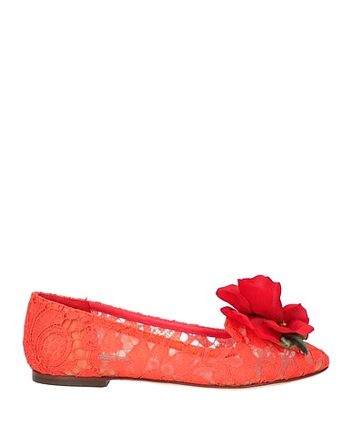 DOLCE&GABBANA Loafers Coral 56% Viscose, 39% Cotton, 5% Polyamide