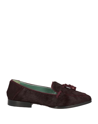 PAOLA D'ARCANO Loafers Plum Leather