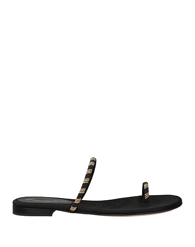 GIANVITO ROSSI Flip flops Black Synthetic fibers