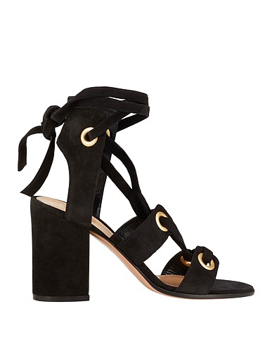GIANVITO ROSSI Sandals Black Leather