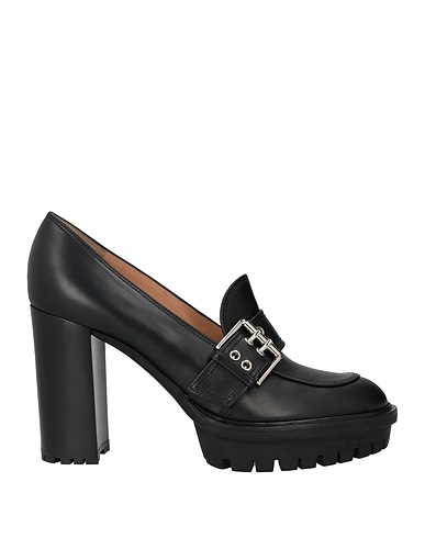 GIANVITO ROSSI Loafers Black Calfskin