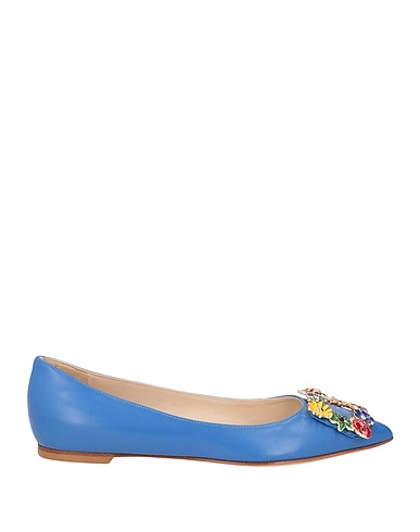 RALPH & RUSSO Ballet flats Light blue Leather