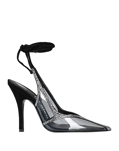 THE ATTICO Court Black Plastic, Leather