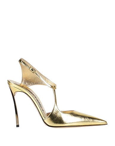 CASADEI Court Gold Leather