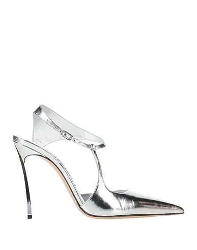 CASADEI Pump Silver Leather