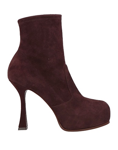 CASADEI Stiefelette Dunkelbraun Leder