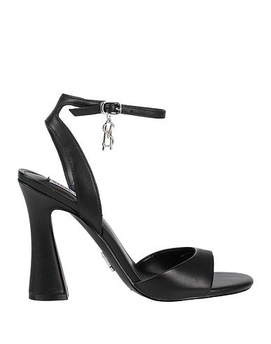 STEVE MADDEN Sandals Black Leather