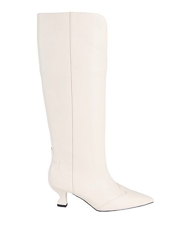 TWENTY FOUR HAITCH Boots Off white Textile fibres