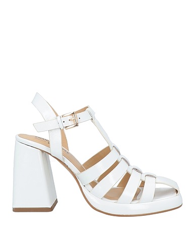 EMANUÉLLE VEE Sandals White Leather