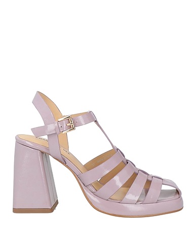 EMANUÉLLE VEE Sandals Lilac Leather