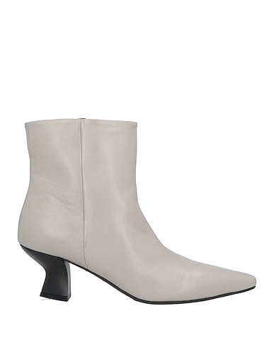 CARMENS Ankle boot Light grey Leather