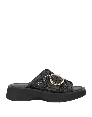 EMANUÉLLE VEE Sandals Natural raffia