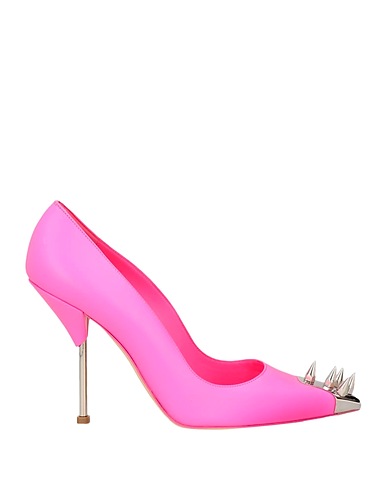 MCQUEEN Pump Fuchsia Leather