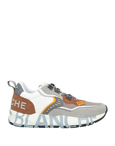 VOILE BLANCHE Sneakers Gris Fibras textiles, Cuero
