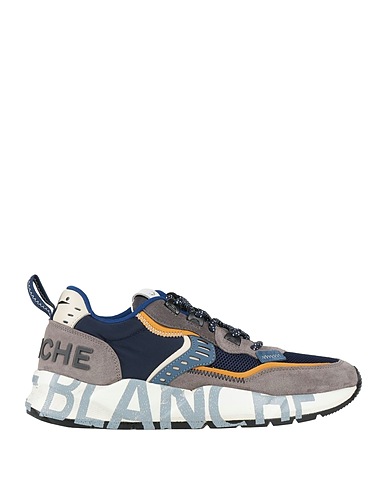 VOILE BLANCHE Sneakers Navy Textile fibers, Leather