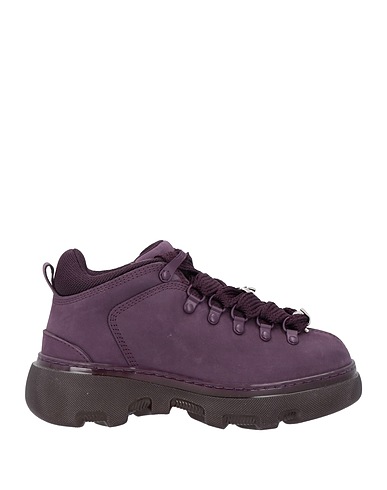 BURBERRY Ankle boot Purple Leather