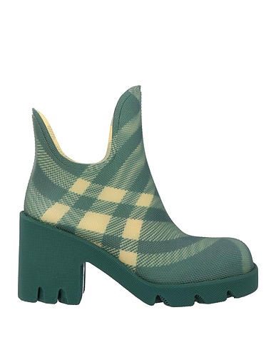 BURBERRY Ankle boot Green Rubber